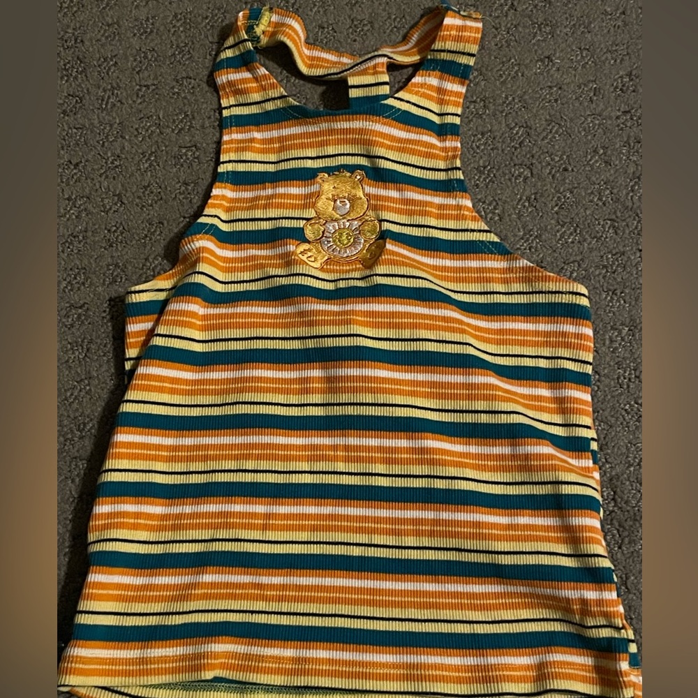 Care bear crop tank